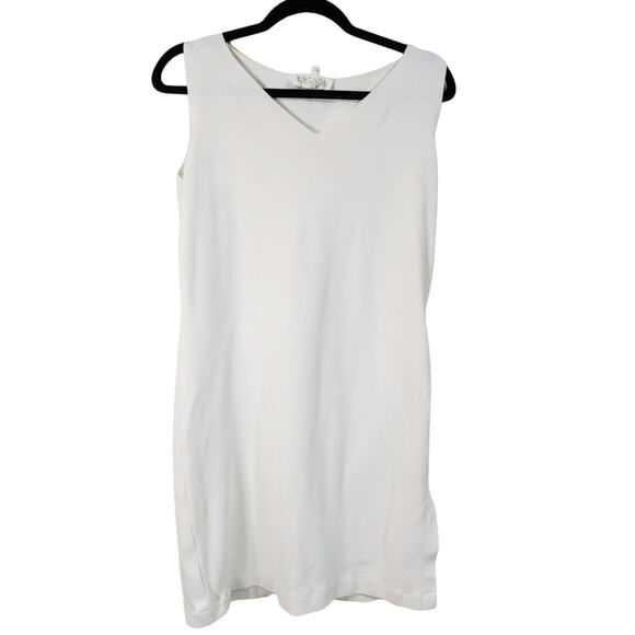Escada heavy knit white sheath dress size Ger 40 US 10/M - Picture 1 of 6